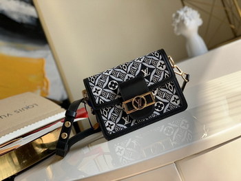 Replica Copy Louis Vuitton M57172 Since 1854 Dauphine Mini Cowhide Leather Trim