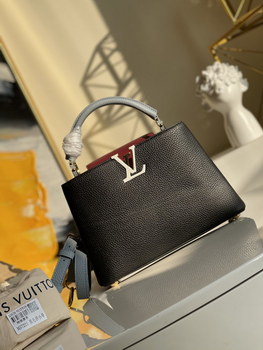 Replica Original Copy Louis Vuitton M57221 Capucines BB Refined Colorblock Accents Taurillon Leather 27CM