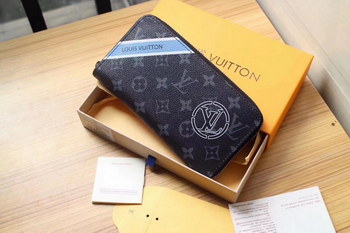 Replica Louis Vuitton N60017 League Wallet Damier Graphite Coated Canvas