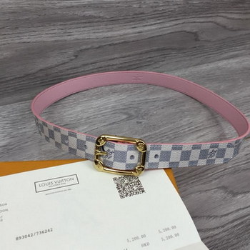 Replica Louis Vuitton M9942 Width 25cm Women Leather Belt With Gold Buckle 036