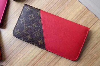 Replica Louis Vuitton M56175 Kimono Wallet Monogram Coated Canvas and Leather Cherry