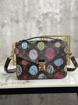 Replica 2021 New Style Louis Vuitton M59257 Pochette Metis Handbag Monogram Cameo Printed Canvas High End