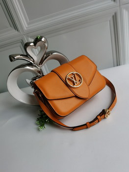 Replica NEW Replica Louis Vuitton M55946 Pont 9 Handbag Smooth Leather Summer Gold