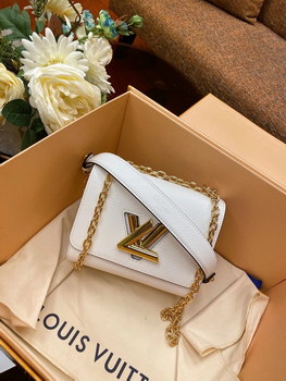 Replica Replica Louis Vuitton M50332 Twist PM Grained Epi Leather White