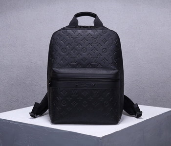 Replica Replica Louis Vuitton M44727 Men Sprinter Backpack Monogram Shadow Cowhide Leather Black
