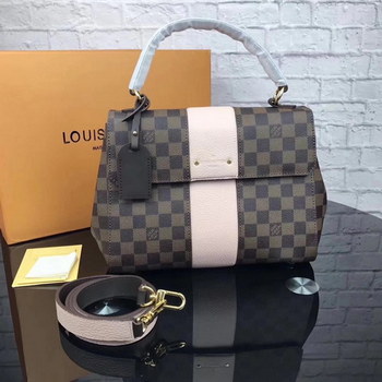 Replica Louis Vuitton N64417 Bond Street Damier Ebene and Taurillon Leather Handbag