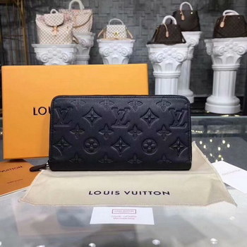 Replica Replica Louis Vuitton M60017 LU Zippy Men Wallet Monogram Shadow Leather Black