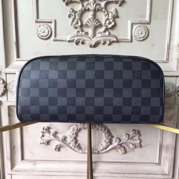 Replica Louis Vuitton N47526 KingToiletry Bag Damier Graphite Canvas