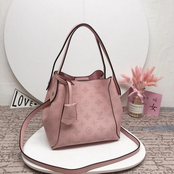 Replica Louis Vuitton M54353 Hina PM Mahina Perforated Calf Leather Handbag Pink