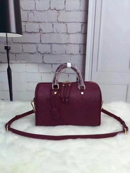 Replica Louis Vuitton Empreinte Speedy 30cm Monogram Empreinte Leather Purple