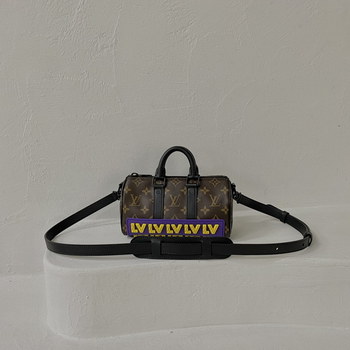 Replica Copy Louis Vuitton M45788 Keepall XS Monogram Coated Canvas Cowhide Leather