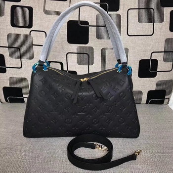 Replica Louis Vuitton M43719 Ponthieu PM Embossed Supple Cowhide and Smooth Supple Cowhide Noir