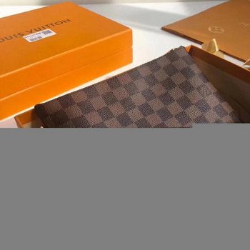 Replica Top Quality Louis Vuitton M63447 Men City Pouch Damier Ebene Canvas