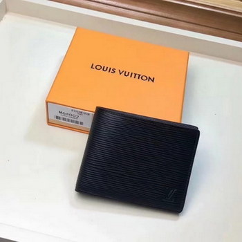 Replica Cheap Replica Louis Vuitton M60332 Men Slender ID Wallet Epi Leather