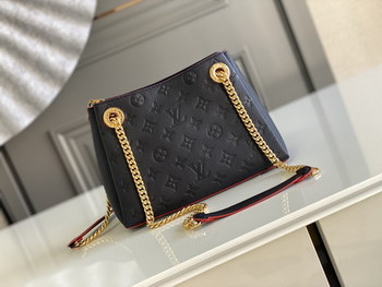 Replica Replica Louis Vuitton M43750 Surene BB Chain Tote Handbag in Monogram Empreinte Leather Blue