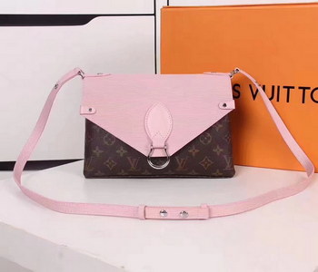 Replica Louis Vuitton M44033 Saint Michel Magnetic Flap Shoulder Bag Pink