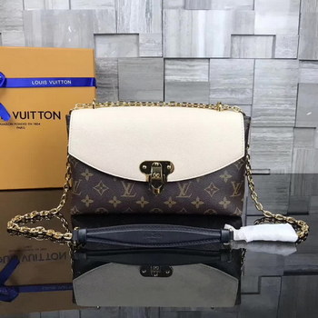 Replica Copy Louis Vuitton M43584 Saint Placide Monogram Coated Canvas and Cowhide Leather Cerise