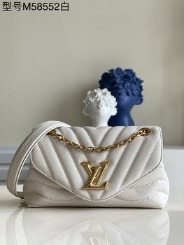 Replica AAA Replica Louis Vuitton M58553 LV New Wave Chain Bag Smooth Cowhide Leather Ivoire