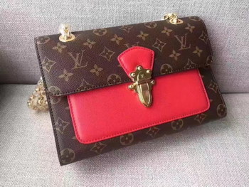 Replica Louis Vuitton M41731 Victoire Monogram Canvas Cherry