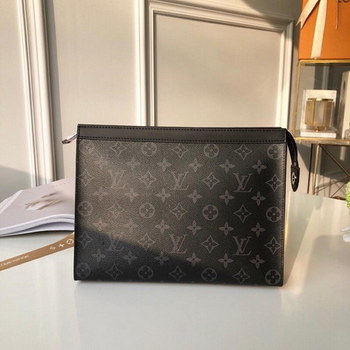 Replica Replica Louis Vuitton Pochette Voyage MM Monogram Eclipse Canvas M61692