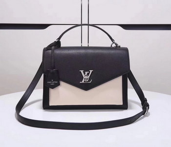 Replica Louis Vuitton M54878 My Lockme Vanille Noir Soft Calfskin
