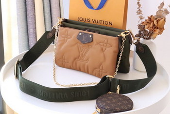 Replica Vintage Style Copy Louis Vuitton Maxi Multi Pochette Accessoires Handbag Comes in Eco responsible Econyl Regenerated Nylon M58977