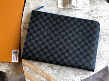 Replica Replica Louis Vuitton N64032 Men Pochette Jour PM Damier Graphite Nvprod and Epi leather