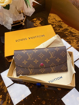 Replica Replica Louis Vuitton Women Emilie Wallet Dark Red