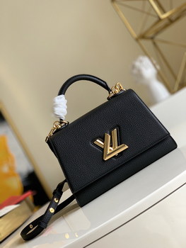 Replica Replica Louis Vuitton M57093 Twist One Handle PM Taurillon Leather Black