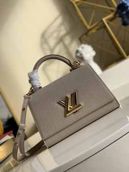 Replica Replica Louis Vuitton M57214 Twist One Handle PM Taurillon Leather Greige