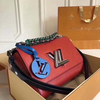 Replica Replica Louis Vuitton M52504 Twist MM Epi Leather Coquelicot
