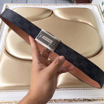 Replica Louis Vuitton Men Reversible Leather Belt 012