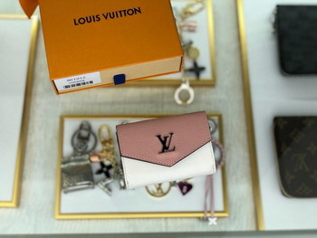 Replica Replica Louis Vuitton M63978 Women Lockmini Wallet Calf Leather Rose