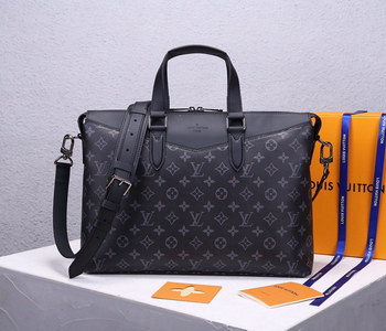 Replica Replica Louis Vuitton M40566 Men Briefcase Explorer Masculine Eclipse Monogram Canvas