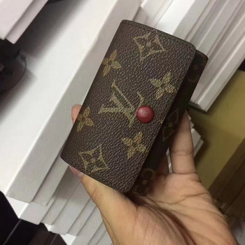 Replica Louis Vuitton M60701 6 Key Holder Fuchsia Monogram Canvas