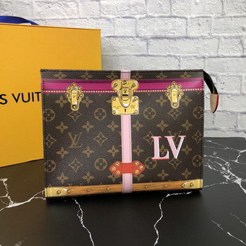 Replica Louis Vuitton M43614 Toiletry Pouch 26 Printed Monogram Coated Canvas