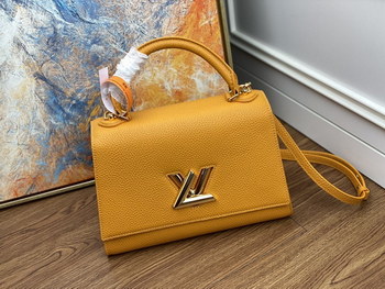 Replica Replica Louis Vuitton M57091 Twist One Handle MM Taurillon eather Yellow
