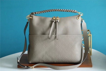 Replica Replica Louis Vuitton M45522 Women Maida Hobo Beige Embossed Grained Cowhide Leather