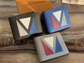 Replica Top Sale Louis Vuitton M30800 Multiple Wallet Taiga Cowhide Leather In Paris Replica