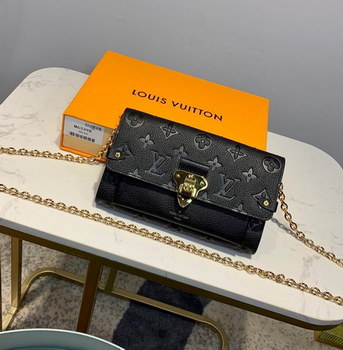 Replica AAA Louis Vuitton M63399 Vavin Chain Wallet in Soft Monogram Empreinte Leather Black
