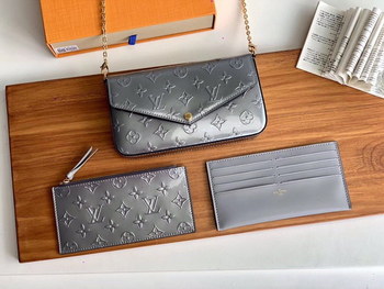 Replica Original Copy Louis Vuitton M68648 Metallic Taupe Grey Wallet