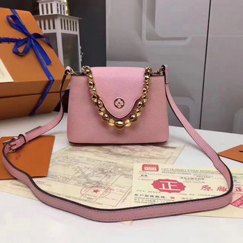 Replica Louis Vuitton M42935 Capucines Mini Chain Bag Pink