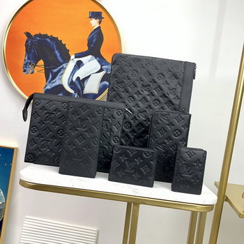 Replica Top Copy Louis Vuitton Mens Wallet and Pouch