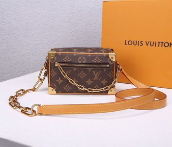 Replica Replica Louis Vuitton M68906 Mini Soft Trunk Monogram Canvas with Smooth Leather