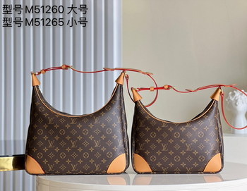 Replica 2021 New Style Replica Louis Vuitton M45832 Versatile Boulogne Handbag Monogram Coated Canvas