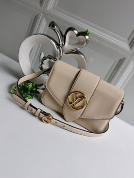 Replica NEW Replica Louis Vuitton M55950 Pont 9 Handbag Smooth Leather Cream