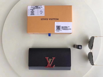 Replica Louis Vuitton M62133 Capucines Taurillon Leather Wallet Red