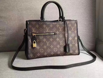 Replica Louis Vuitton M43434 Popincourt PM Monogram Coated Canvas Noir