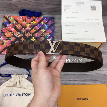 Replica Cheap Replica Louis Vuitton Men Leather Belt Width 4CM 130