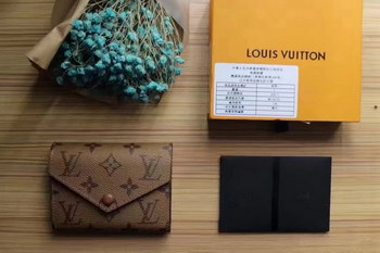 Replica Louis Vuitton M41938 Victorine Mini Wallet Coffee